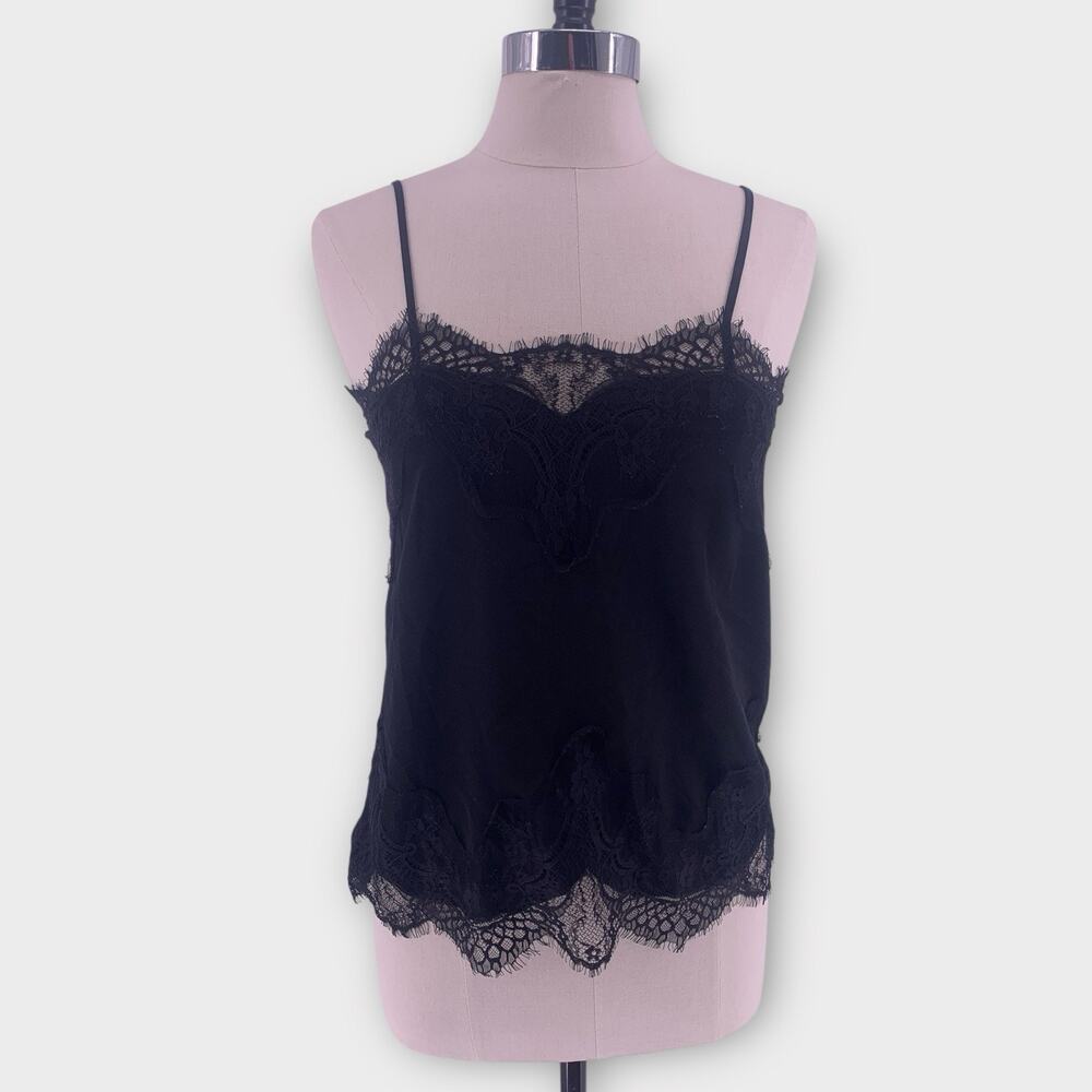 Antoinette Top Cami Gothic Dark Feminine Romantic Coquette Lace Boudoir S